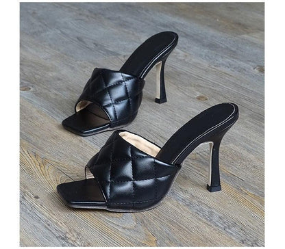 SANDÁLIA TAMANCO MULE FEMININA ELEGANCE - Dona Miss