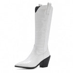 BOTA TEXANA JULIANA CROCO CANO ALTO