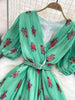 VESTIDO TAYLOR VERDE MID PRIMAVERA VERÃO 2023 - Dona Miss