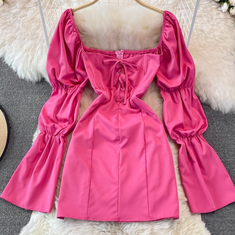 VESTIDO BIANCA PINK MANGA LONGA COLEÇÃO 2023 - Dona Miss