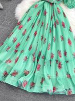 VESTIDO TAYLOR VERDE MID PRIMAVERA VERÃO 2023 - Dona Miss