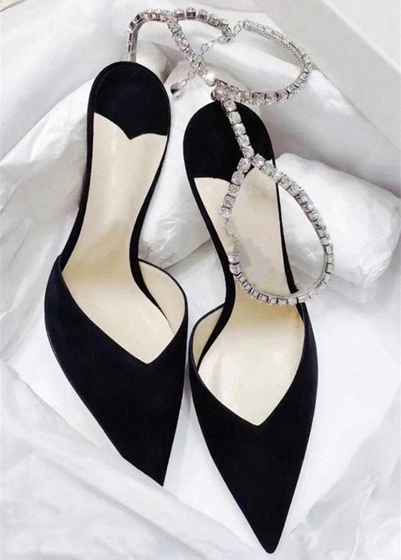 SANDÁLIA LUXURY STRASS CHAINS - Dona Miss