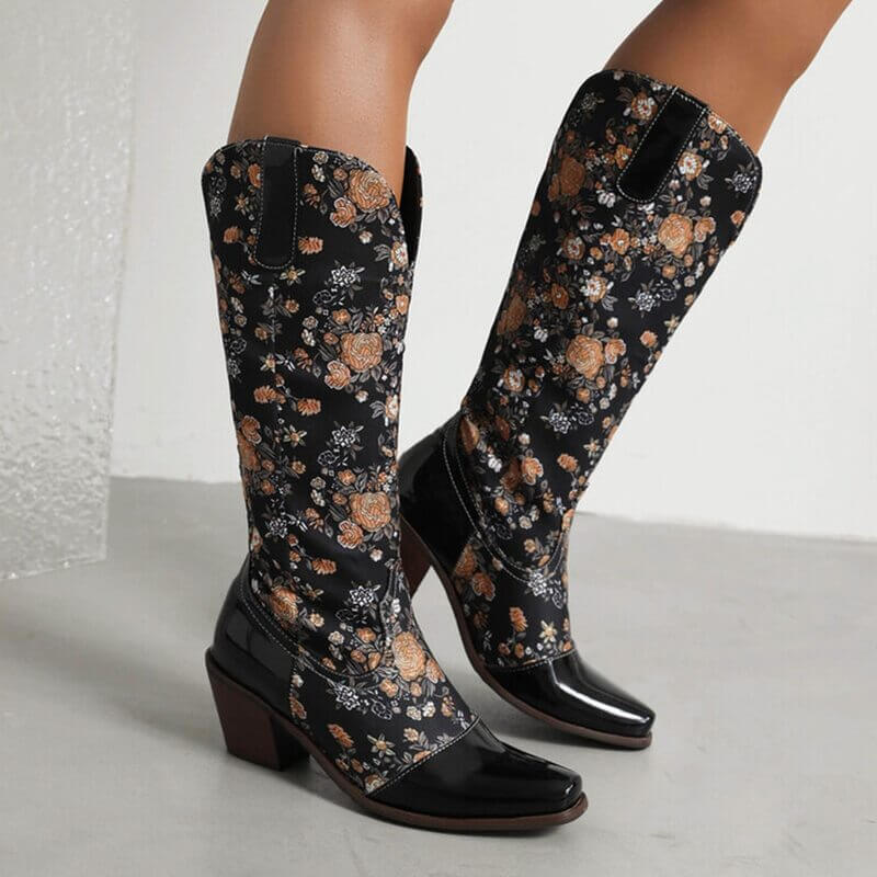 BOTA TEXANA LUÍSA CANO MÉDIO