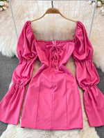 VESTIDO BIANCA PINK MANGA LONGA COLEÇÃO 2023 - Dona Miss