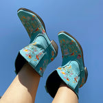 BOTA ALICE AZUL MODELO TEXANA WESTERN