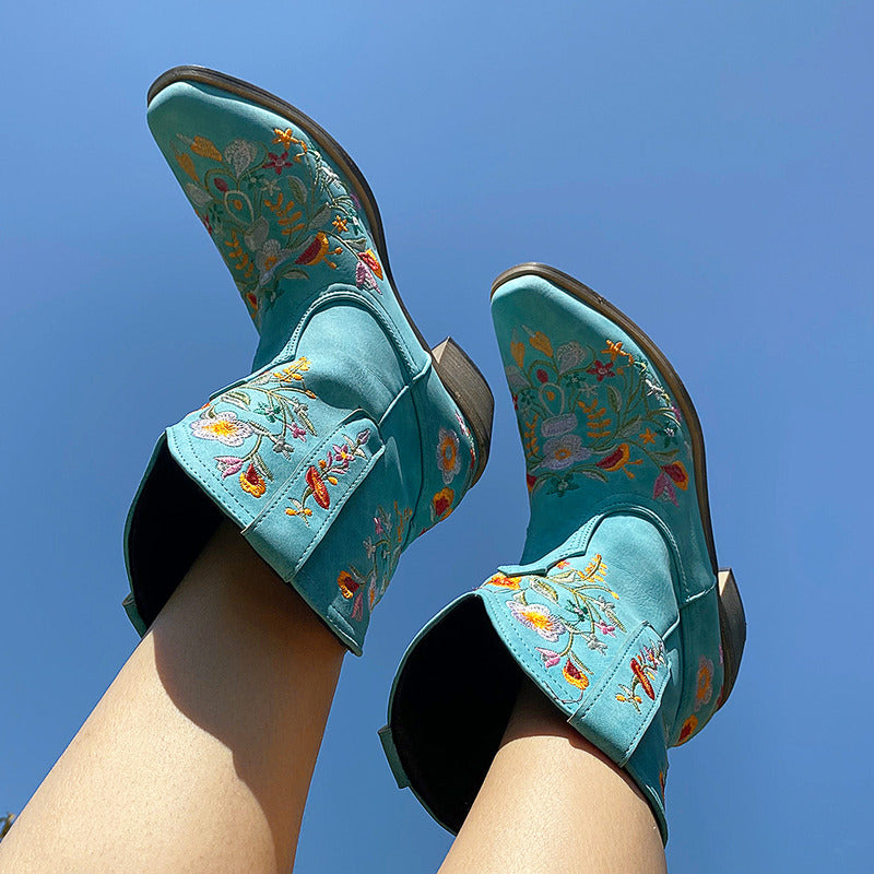 BOTA ALICE AZUL MODELO TEXANA WESTERN