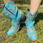BOTA ALICE AZUL MODELO TEXANA WESTERN