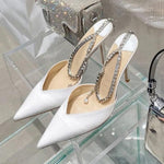 SANDÁLIA LUXURY STRASS CHAINS - Dona Miss