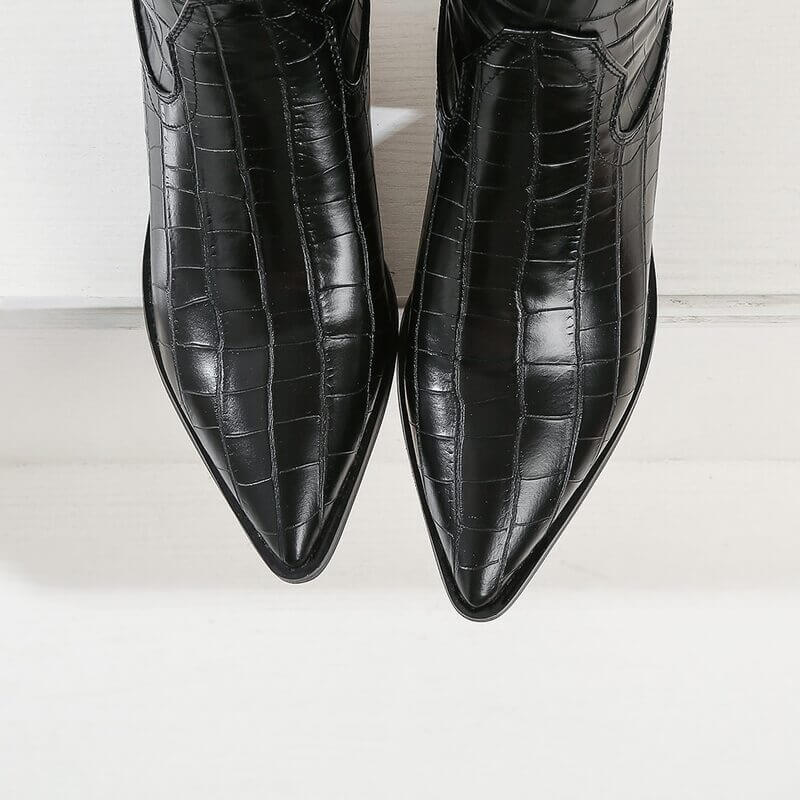 BOTA TEXANA JULIANA CROCO CANO ALTO