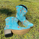 BOTA ALICE AZUL MODELO TEXANA WESTERN